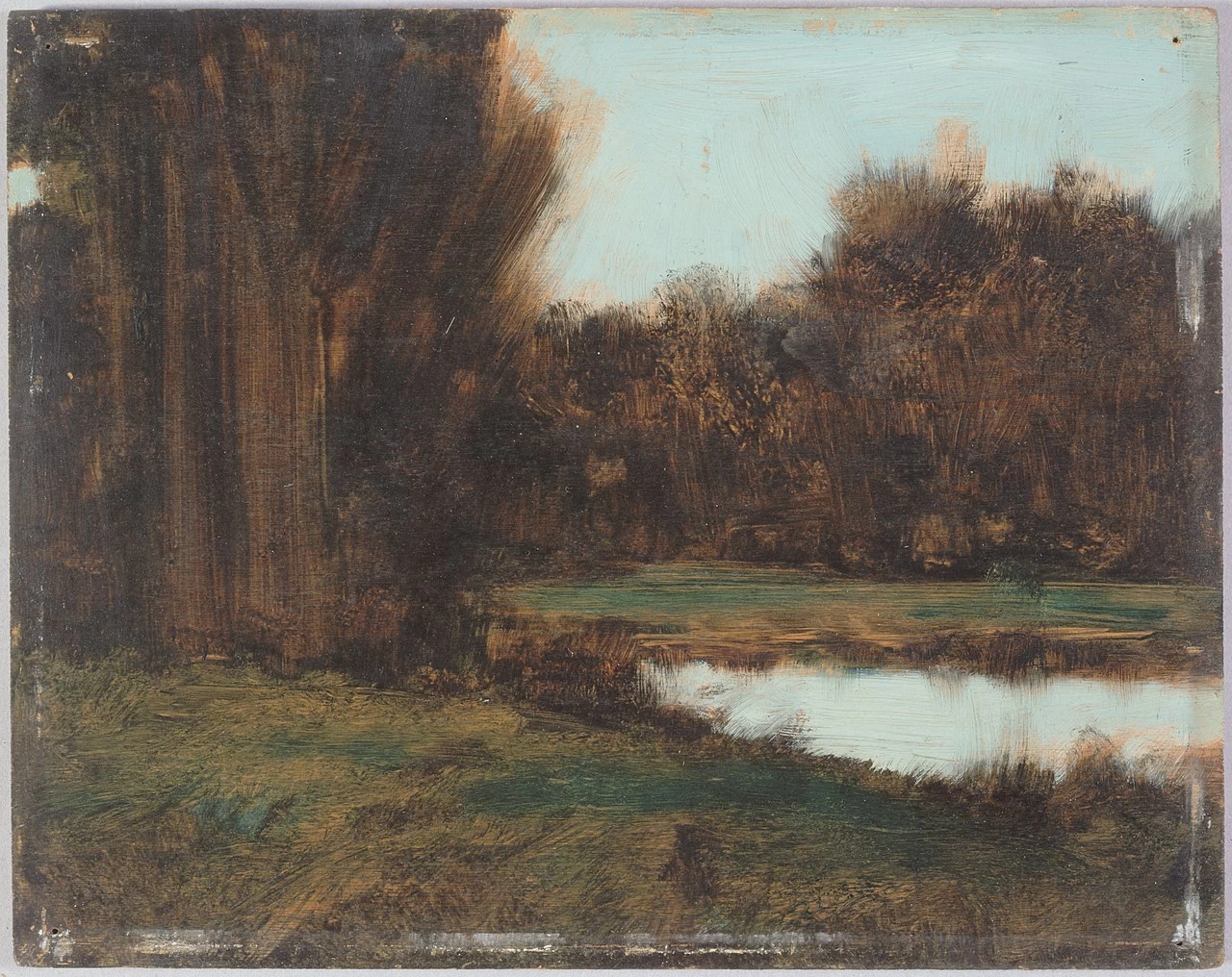 Paesaggio dell'Alsazia, uno stagno - Musée des beaux, arts de la ville de Paris